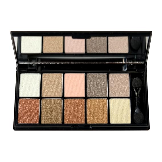 NYX Professional Makeup Eyeshadow Palette 10 Color, Romance, 0.49-Ounce