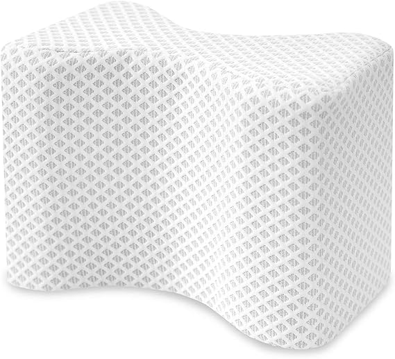 SensorPEDIC Conforming Memory Foam Knee Support Pillow, One Size, White