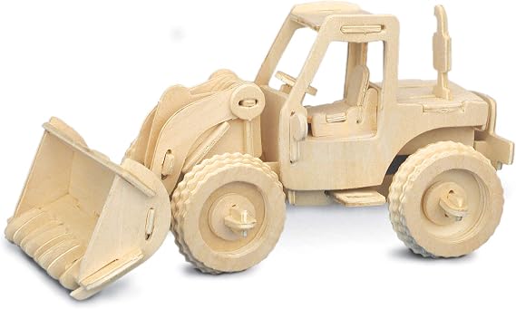 Bulldozer QUAY Woodcraft Construction Kit FSC
