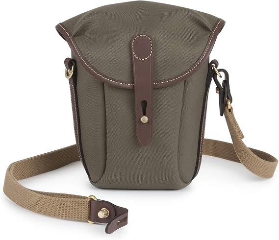 Billingham Galbin 10 Binocular Case (Sage Fibrenyte/Chocolate Leather)