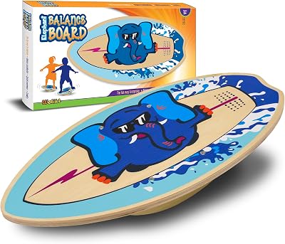 WALIKI Wood Balance Board | Ages 3-8 | Toddlers and Kids |