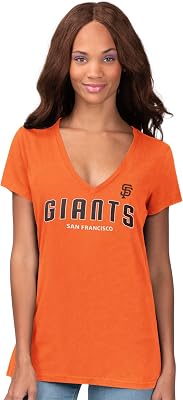 MLB Womens A-Game V-Neck T-Shirt