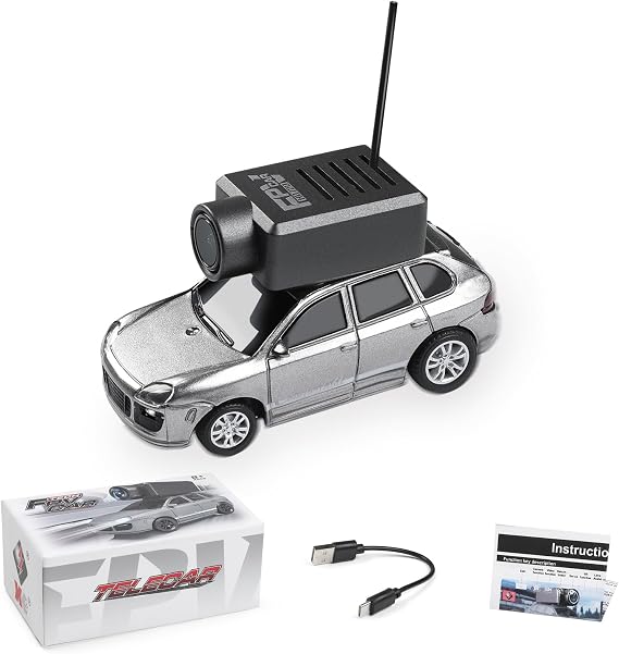 WLtoys Mini RC Car, 1:64 Scale FPV RC Drift Car with 720P HD Camera, 2.4GHz WiFi App Control with Gyro Mini Racing Toys for Teens and Adults(Sliver)