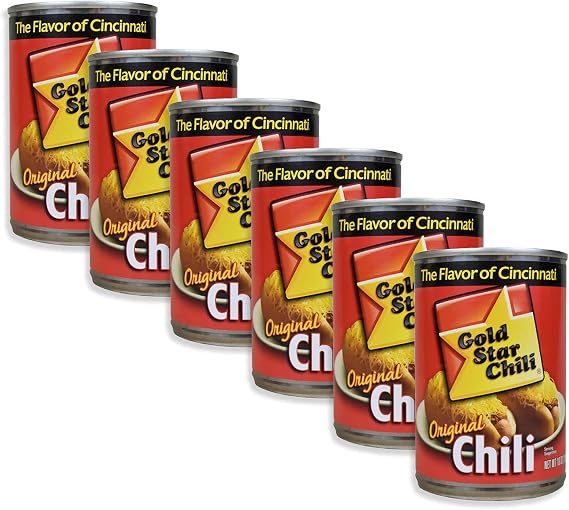 Gold Star Original Chili, THE FLAVOR OF CINCINNATI, 10-ounce Can (Pack of 6).