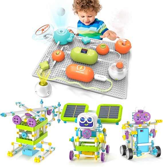 STEM Toys Electronic Circuits Kit + Programming Science Kit for Kids Ages 4-12 | 300+ Experiments & 36 Models | Learn Coding, Solar Power, Sensors | Gift for Boys & Girls