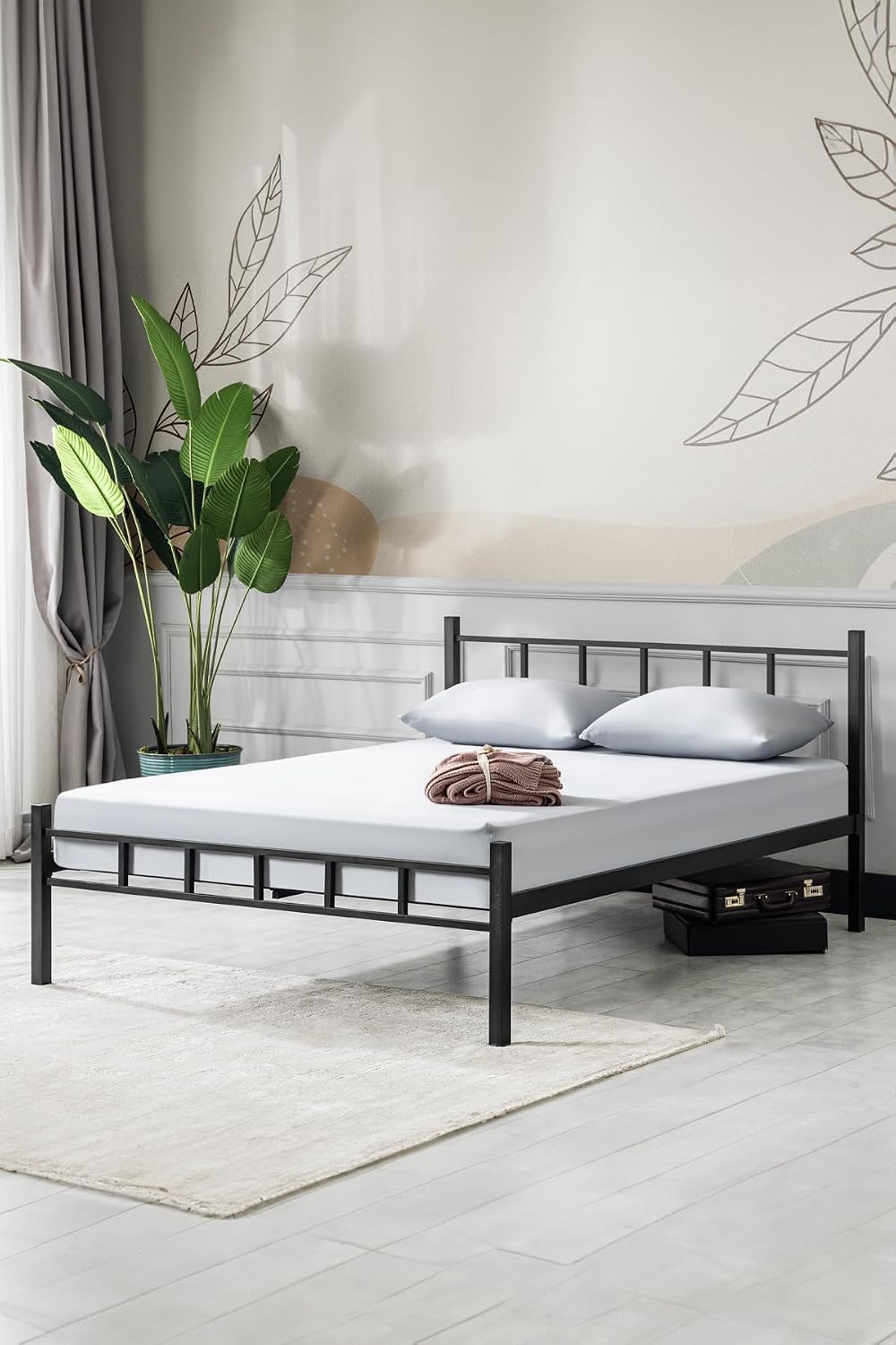 Evger Metal Karyola, K90 Sİyah 120x200