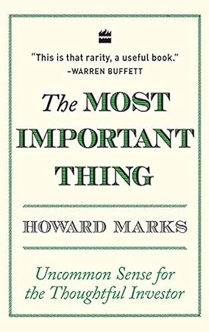 The Most Important Thing