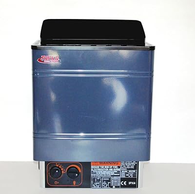 TURKU 240V 4.5KW 210 Cu.Ft. Residential Wet & Dry Sauna Stove Built-in Control