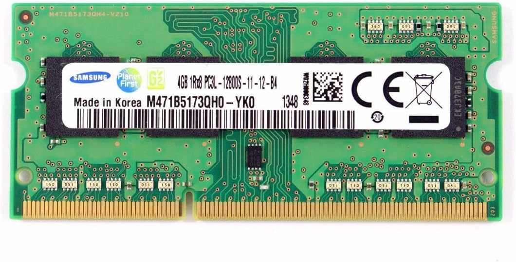 Dell Samsung Laptop Memory 4GB 1Rx8PC3L-12800S-11-13-B4 M471B5173QH0-YK0