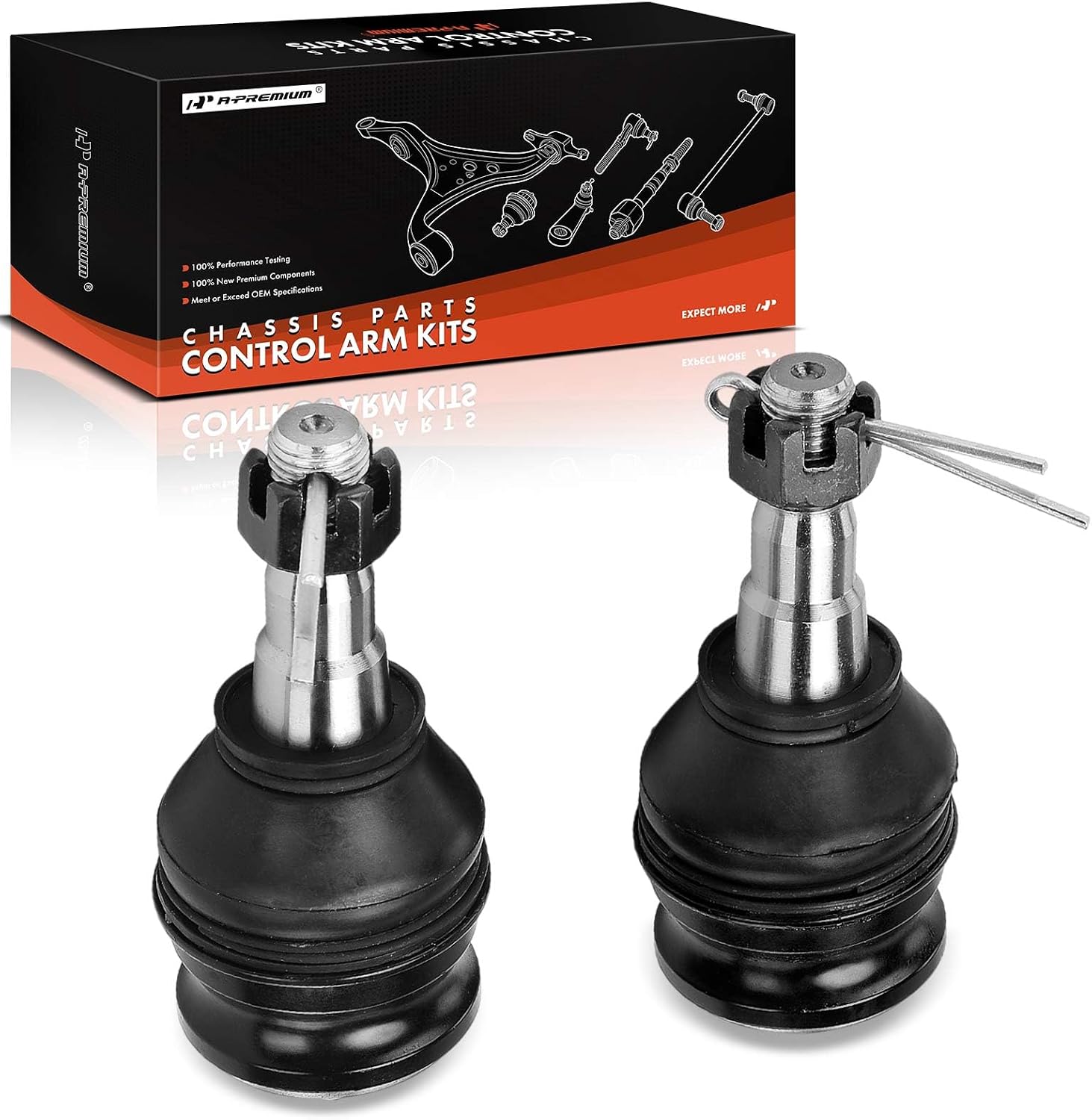 A-Premium 2 x Front Lower Ball Joints, Compatible with Subaru Forester, Crosstrek, 2019 2020 2021 2022