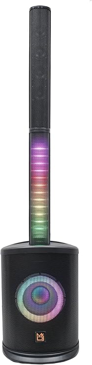 Mr. Dj Elite+ All-in-One 8" Portable Bluetooth Line Column Array Speaker