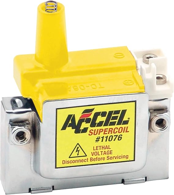 ACCEL 11076 In-Cap Replacement Coil, Yellow