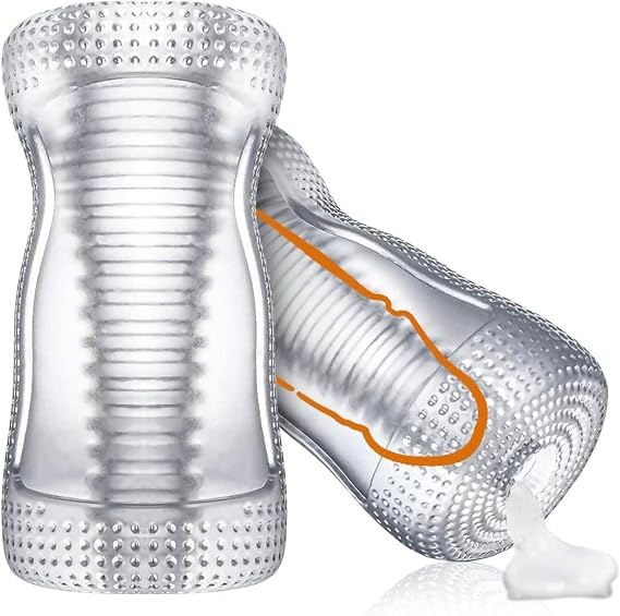 Transparent Dual Entry Male Pleasure Sleeve GM21764
