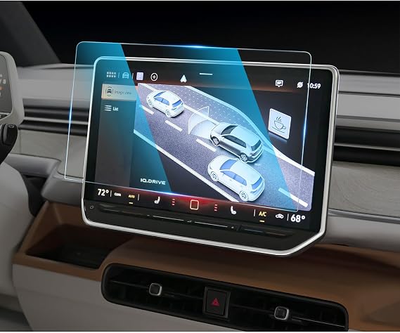 CDEFG For 2025 2026 Volkswagen Tiguan Screen Protector - 12.9 Inch 9H HD Tempered Glass - VW Tiguan (S, SE) Touchscreen Accessories