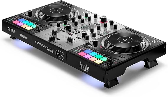 Hercules DJ Control Inpulse 500, Limited Edition Silver