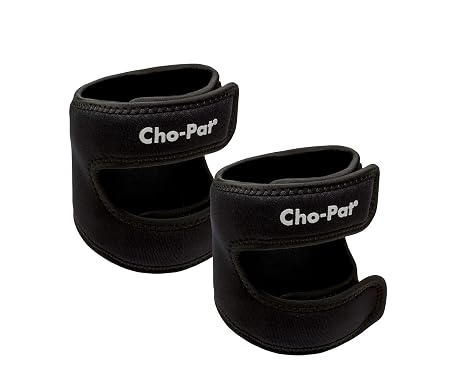 Cho-Pat Dual Action, Knee Support Strap for Tendonitis & Pain, Pair, Small