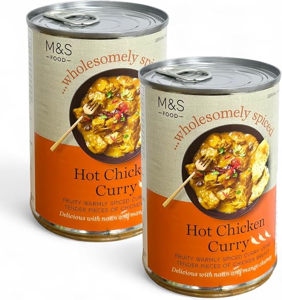 M&S Hot Chicken Curry with Tender Chicken Breast Pieces, 400g x 2