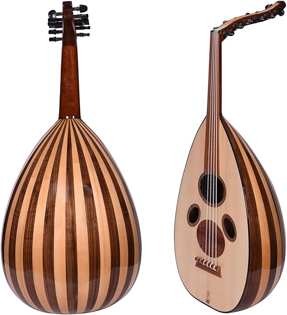 Quality Professional Arabian Oud With Soft Carry Case (Walnut - Linden)