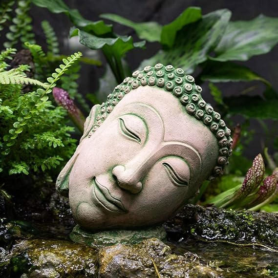 Buddha Statue,Small Sitting Antique Thai Buddha Ornament Figurine Statue Sculpture Gift,D