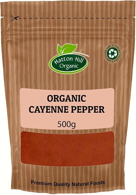 Organic Cayenne Pepper 500g by Hatton Hill Organic