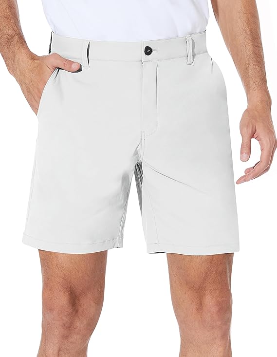 PULI Men's Golf Shorts 7'' Inseam Quick Dry Breathable Lightweight Stretch