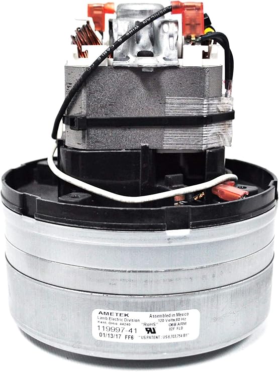 Ametek Lamb 5.7 Inch 120 Volt TF 2 Stage Vacuum Motor 119997-41