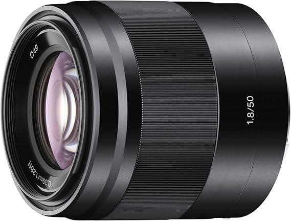 Sony - E 50mm F1.8 OSS Portrait Lens (SEL50F18/B), Black | Portrait photography with f/1.8 aperture and optical image stabilization