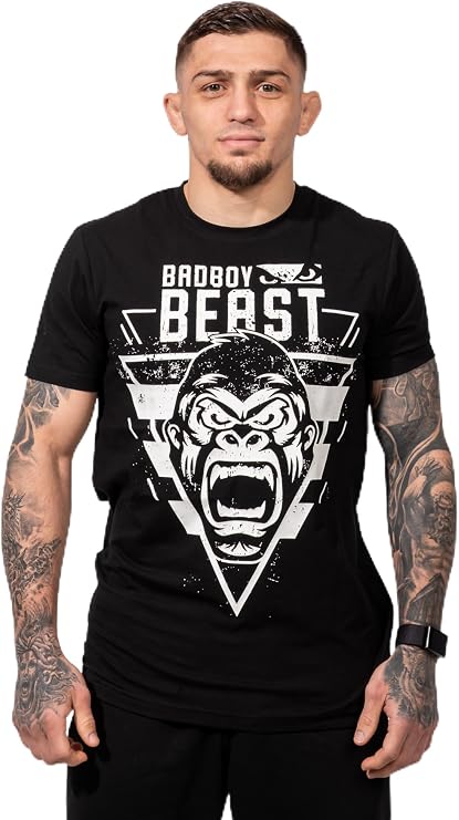 Bad Boy Mens Authentic Roll Like a Beast T-Shirt