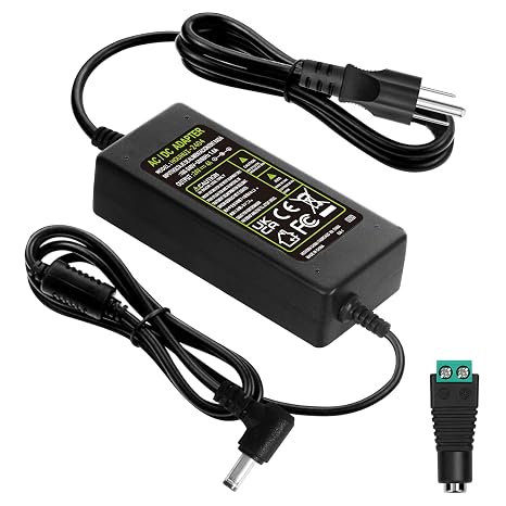 24V 4A Power Supply Adapter, AC 100-240V to DC 24V 4A 96W Converter