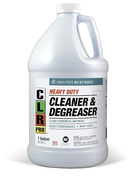 CLR PRO Heavy Duty Multi Surface Industrial Cleaner and Degreaser - Lifts Grease, Oil, Food Residue, Stains and Grime, 1 Gallon Bottle