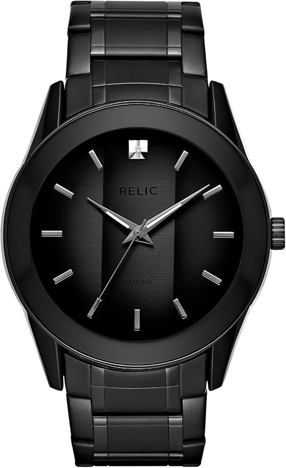 RELIC by Fossil Men's Rylan Stainless Steel and Diamond Accent Watch