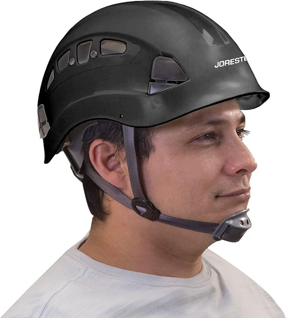 JORESTECH Ventilated Safety Hard Hat, ANSI Z89.1-2014 Type I Class C, ABS Helmet with 6-Point Ratchet Suspension for Work-at-Height and Rescue