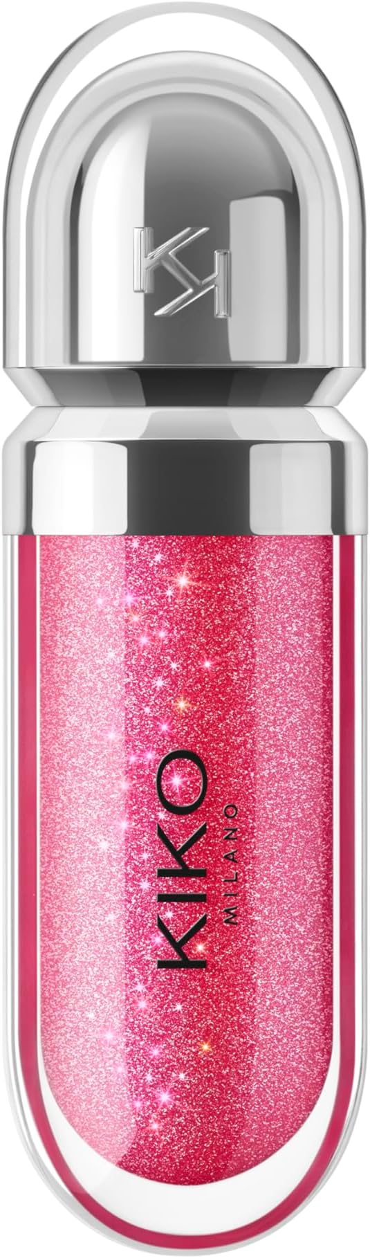 Kiko Milano Dudak Parlatıcısı - 3D Hydra Lip Gloss - 10 Sparkling Strawberry - Besleyici ve Nemlendirici