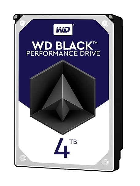 Western Digital 4TB WD Black Performance Internal Hard Drive HDD - 7200 RPM, SATA 6 Gb/s, 256 MB Cache, 3.5" - WD4005FZBX
