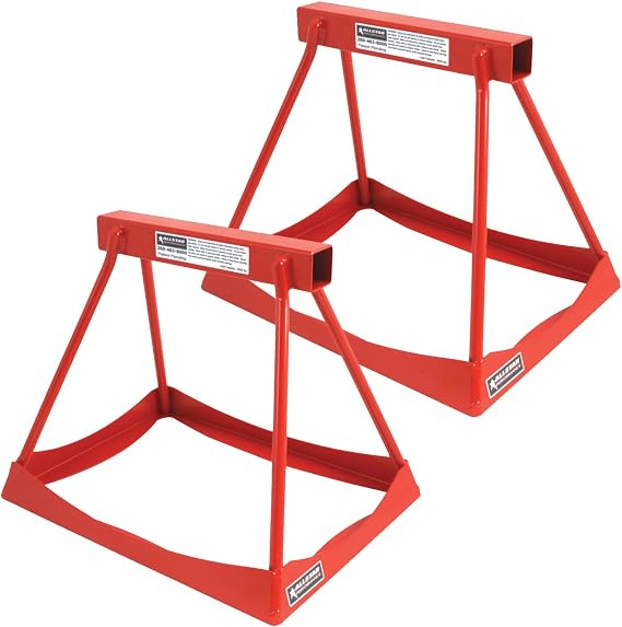 Allstar Performance ALL10254 14 Tall Steel Stackable Support Stand - 3500 lb. - Pair