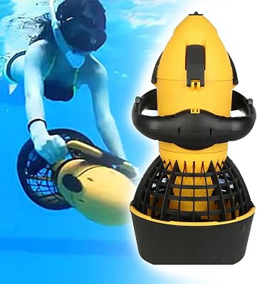 Underwater Thruster Set, 300W Underwater Scooter with Ultra-Long Battery Life, Water Scooter for Adults&Kids, Underwater Scooter for Sea&Pool, Diving Snorkeling Sea Scooter