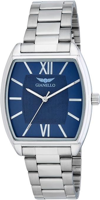 Gianello Men's Saturna 38mm Bracelet Watch (GNL7791) (Blue)