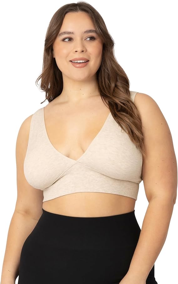 Kindred Bravely Sublime Nursing & Maternity Plunge Bra Crop Top for Breastfeeding