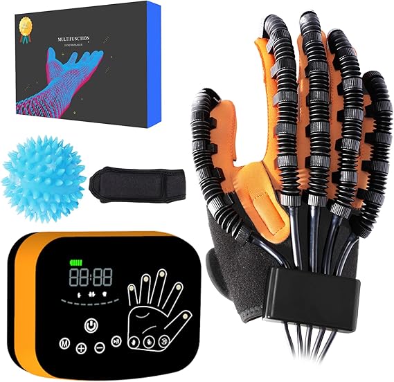 Hand Function Rehabilitation Glove,Hand Rehabilitation Robotic Glove,Robot Rehab Glove,Robotic Glove Stroke Rehab,Stroke Rehab Equipment for Fingers,Stroke Rehab Equipment Hand.