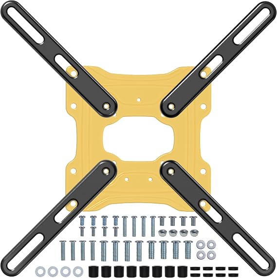 monTEK VESA Extension Bracket Kit, 52-Pc, 32-55 Inch TVs, 66 lbs