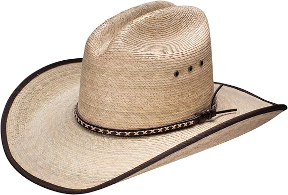 RESISTOL Palm Straw Cowboy Hat