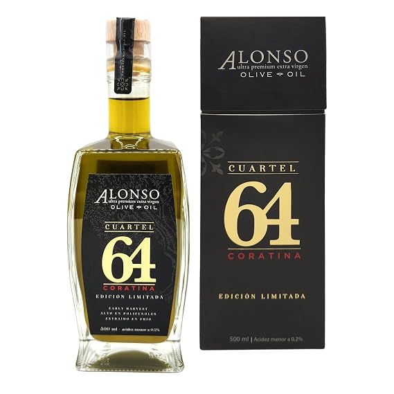 Alonso Curatel 64 Coratina Olive Oil Extra Virgin - Early Harvest Olive Oil