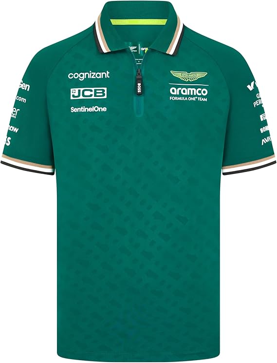 Aston Martin F1 Men's 2024 Team Polo - Green - Size: L
