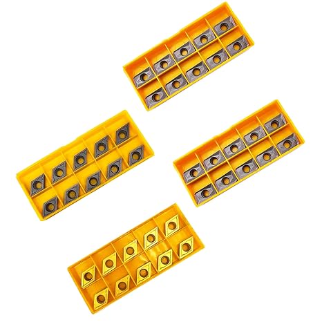 40pcs Indexable Turning and Milling Inserts DCMT32.51 DCMT32.52 APMT1604PDER-M2 Boring Bar Replacement Carbide Insers