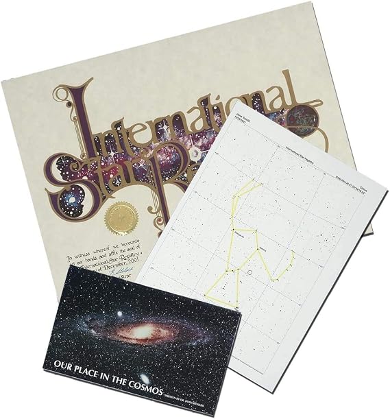 Name A Star Custom Star Kit with Hand Calligraphy
