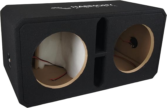 Empty Dual 12 Inch Subwoofer Box Vented Port Sub Enclosure Harmony Audio