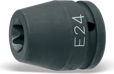 Beta 728FTX 34 Drive Impact Socket for Torx Head Screws, E24