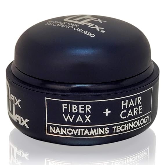 MaxWax Natural Hair Styling Wax With Hair Treatment. Helps Repair, Thicken, Strengthen, Grow and Protect Hair. Natural Ingredients and Vitamins. Matte and Shine Looks. Women and Men