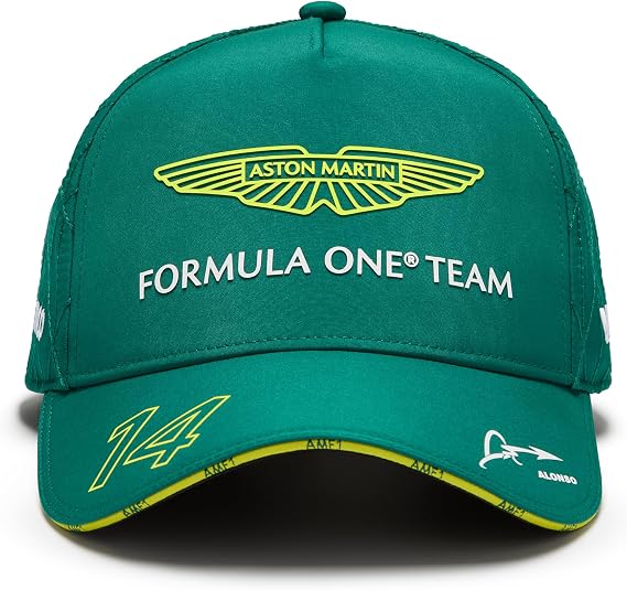 Aston Martin F1 Fernando Alonso Hat 2024 - Unisex - Green - One Size