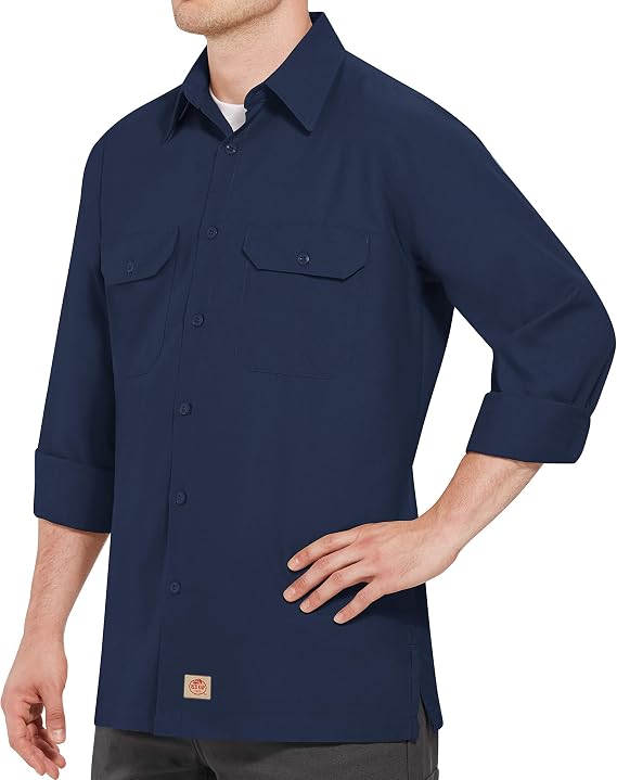 Red Kap Men's RK Solid Rip Stop Shirt
